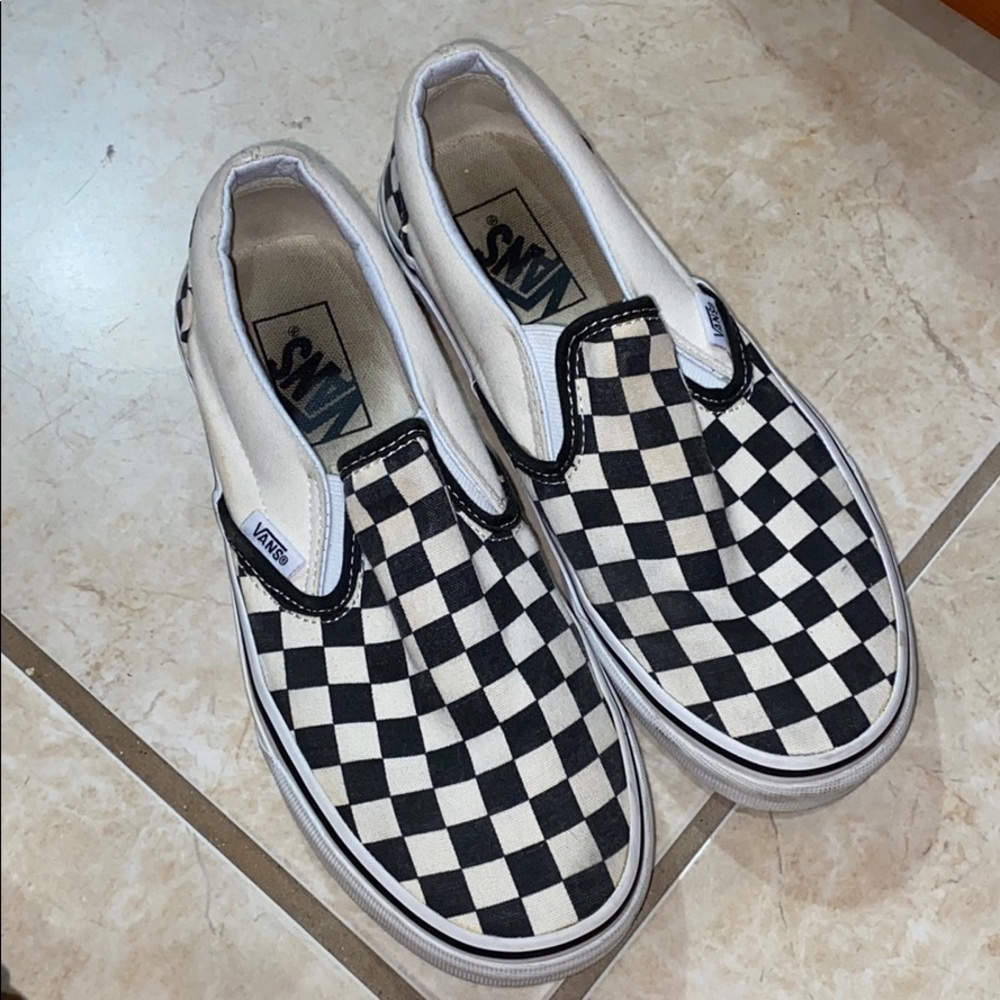 Checkered vans